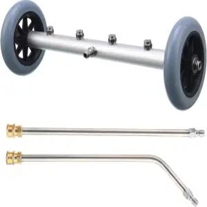 리지 워셔 압력 세척기 언더캐리지 클리너 16인치 스트레이트 익스텐션 완드가 장착된 언더카 4000 PSI