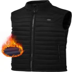 모피즈 남성 조끼 안감 패딩 민소매 모의 넥 다운 재킷 러닝 여행 겨울 방풍 코트