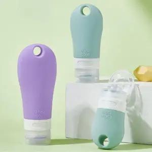 여행용샴푸통 60ml 고리형실리콘공병 38ml 핸드크림통