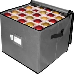 프로픽 홀리데이 장식품 보관함 정리함 3개의 트레이로 최대 75개의 공을 보관할 수 있으며 칸막이로