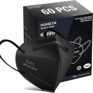 후헤타 KN95 마스크 5겹 보호 일회용 필터 효율 95