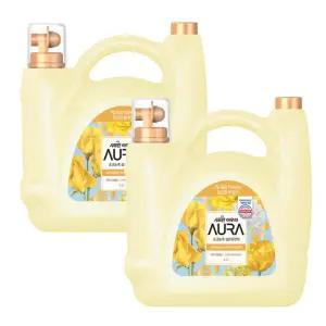 샤프란 아우라 초고농축 섬유유연제 미드나잇골드 5.5L 2개