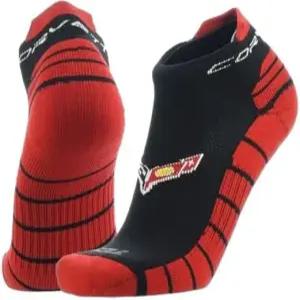 SR1 퍼포먼스 C8 콜벳 로우 컷 발목 양말 - 공식 라이선스 쉐보레 의류 레드/블랙