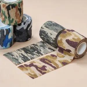 의료용품 거즈 붕대 카모 자가점착 압박 밴드 중형 위장 무늬 패턴