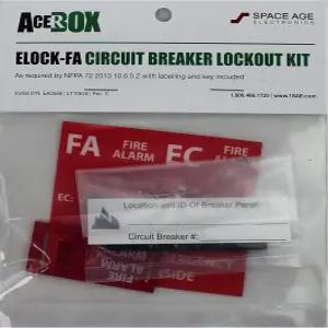 스페이스 에이지 Elips ELOCK-FA E-시리즈 화재 잠금 키트