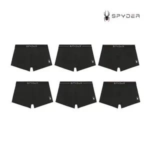 SPYDER 스파이더 남성 심플 블랙 드로즈 6종세트 1778282