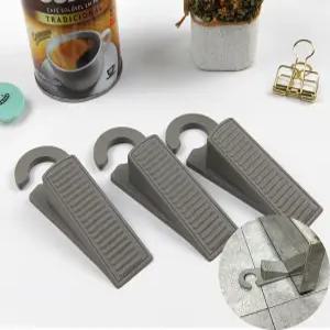 가구부속품 걸이형 사무실 도어스토퍼 현관 방문 고정 그레이 1P