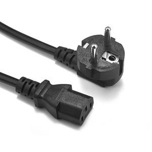EU 전원 공급 장치 코드 케이블 IEC C13 플매트 카펫 러그 연결 AC 어댑터 PC 컴퓨터 모니터 프린터 용 연