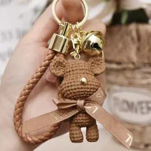 귀여운 봄 곰돌이 가방 열쇠 자동차 키링 데일리 고리 키링 인형키링 자동차키링 열쇠고리 키홀더