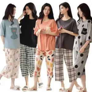 트렌디잠옷 홈웨어세트 반팔 트렌디 반팔잠옷