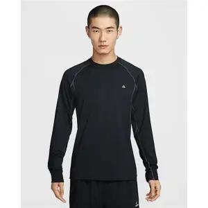 ACG 와일드씨 남성 드라이 핏 긴팔 베이스 레이어 - 블랙앤트러사이트서밋