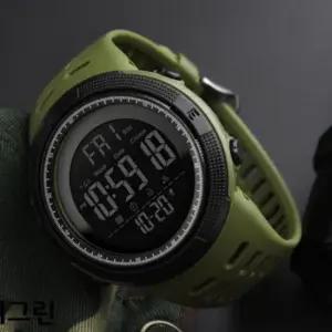 손목 시계 방수 군인 라운드 밴드 스포츠 20 대 학생 멀티 디스플레이 손목시계