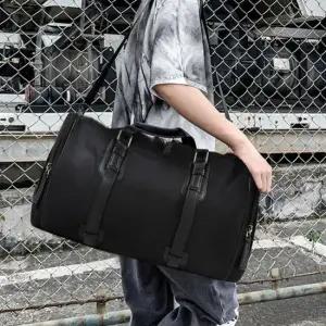 가죽 보스턴백 보조가방 남여공용 기내용 스트랩 여행 여행가방 캠핑가방 운동가방