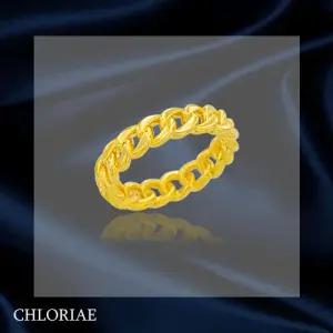 [클로리에]24K 볼륨 체인 반지 1종