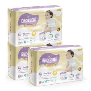 에코센 TCF 유럽 프리미엄 기저귀 팬티형 4단계 39P x3개