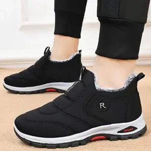 남성 CAM802R2 슬립온 기안감 패딩부츠 겨울 니트신발