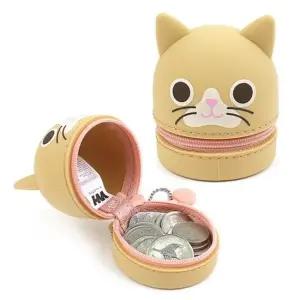 냥이 실리콘 동전 지갑 파우치 소품 디즈니 동전 잡화