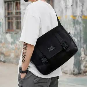 남여공용 여행 보조가방 메쉬 캐주얼 크로스 메신저백 남성블랙메신저백