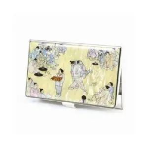 SM)나전 자개명함케이스 씨름 남자명함지갑 명함지갑선물 고급명함지갑 가죽명함지갑