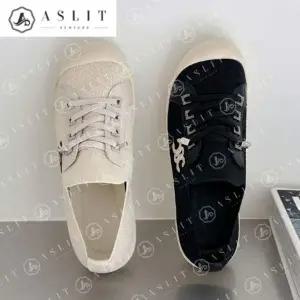 [애슬릿] 여성 스니커즈 밴딩 소 가죽 단화 운동화 발 편한 신발