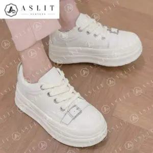 [애슬릿] 키높이 스니커즈 통굽 플랫폼 운동화 스트랩 발 편한 5cm