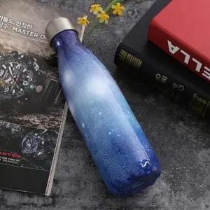 ( )갤럭시 텀블러 중등 500ml 초등 블루 진공 캠핑 보온병 블루 사무실 스포츠물병 이중