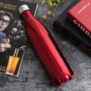 ( )중등 캠핑 음료 750ml 유광 이중진공 레드 스텔라 텀블러 사무실 스포츠물병 보온병 초등