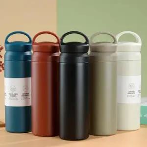 중등 500ml 스포츠물병 캠핑 보온 제작 스텐 텀블러 각인 보냉 물병 사무실 라벨 초등