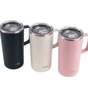 초등 사무실 텀블러 캠핑 깔끔한 스포츠물병 이중단열 중등 머그 600ml SUS304