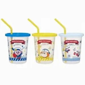 ( )빨대 320ml 텀블러 3개 초등 1세트 캠핑 스포츠물병 중등 별의커비 물컵 스트로우 사무실