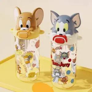 중등 피규어 물통 톰과제리 텀블러 사무실 1P 580ml 초등 스포츠물병 캠핑 빨대 트라이탄