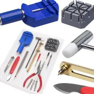 간편 시계 수리 세트 16종 시계수리공구 시계공구세트 시계공구 손목시계줄줄이기