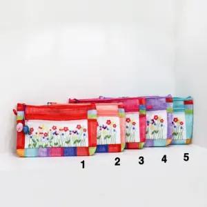 자수 동전지갑 4종 동전지갑파우치 동전지갑겸용카드지갑 외국선물 외국인손님선물