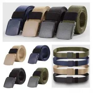 밀리터리 스타일 캔버스 플라스틱 버클 아웃도어 벨트