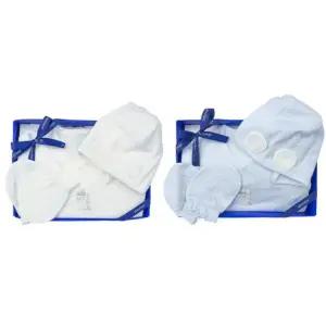 [갤러리아] (쌍둥이출산,태교,배냇슈트)토곰이모달배냇저고리아이보리+블루세트(A1B-10108SET)