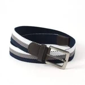 삼색 금속 버클 패브릭 스트랩 벨트 액세서리 소재 원단