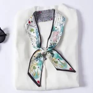 ( )양면 쁘띠 스카프 가방손잡이커버스카프 여성가방스카프키링