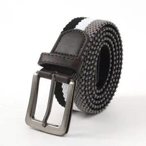 [셀러에이드]삼색 버클 패브릭 남성용 캐주얼 허리띠 스트랩 벨트