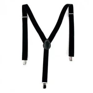 남성용 정장 서스펜더 멜빵 블랙 클래식 스타일