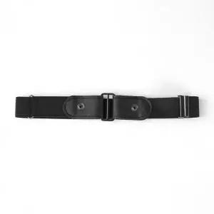 남녀공용 포인트 블랙 스냅클로저 허리밴드 투웨이 스트랩벨트