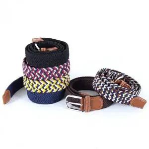 편안한 신축성 남성 여성 일상용 캐주얼 벨트 스트레치 허리띠