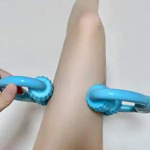 종아리 마사지기 롤러 블루
