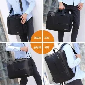 포멀한 느낌 숄더 크로스 백팩 생활 방수 노트북가방 데일리백팩 학생백팩