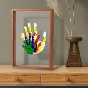 손바닥 액자 핸드프린트 아크릴 추억 생성 사진 손도장