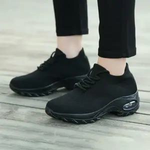 여자 경량 에어쿠션 스웨터 삭스핏 스니커즈