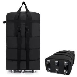초대형 이민가방+벨트세트 32형) 블랙) 대용량짐가방 바퀴달린짐가방 출장가방 여행가방