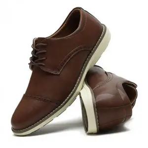 스트랩 장식 남성용 고급 가죽 정장 구두 신발