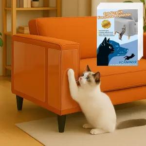 12팩 고양이 스크래치 가구 보호대 긁힘 방지 테이프 고급 소파 강한 끈적임 없이 문과 벽에 사용할 수