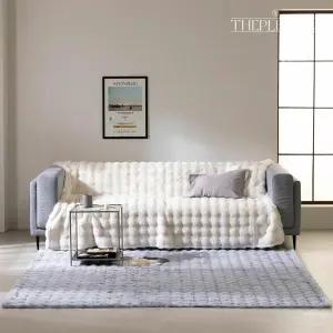 [더플레오][더플레오] (24FW 최신상) 더플레오 소프트 Faux 퍼 카페트 (대형)