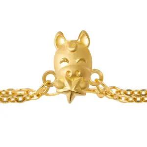 [뽀르띠] 순금 24K 3.75g 말띠 별 말 체인 돌팔찌